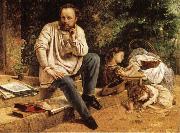 Gustave Courbet Pierre-joseph Prud'hon and His Children china oil painting reproduction